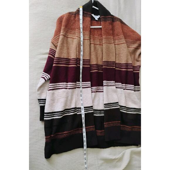 Size 20 (XXL) Multicolored Cardigan. Comfy Autumn/Fall Colors Sweater. - Picture 7 of 9